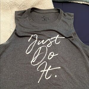 Nike Charcoal Sleeveless Tee